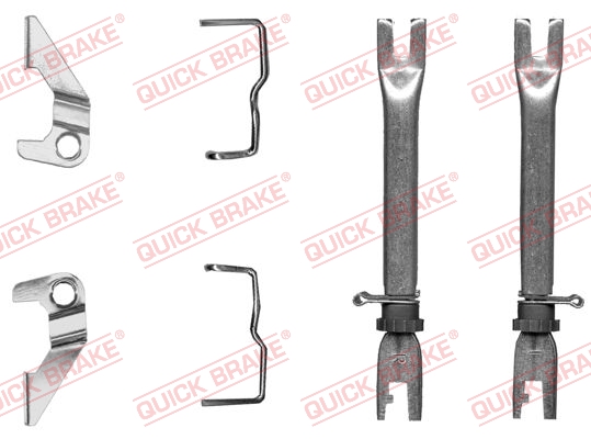 Kit dispositivo di registrazione, freno a tamburo - 102 53 028 QUICK BRAKE